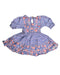 A Purple Long Sleeve Dresses from Vince in size 2T for girl. (Back View)