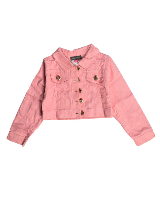 A Pink Lightweight Jackets from Vince in size 2T for girl. (Front View)