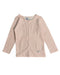 A Beige Long Sleeve Tops from Petit Bateau in size 3T for girl. (Front View)