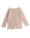 A Beige Long Sleeve Tops from Petit Bateau in size 3T for girl. (Back View)