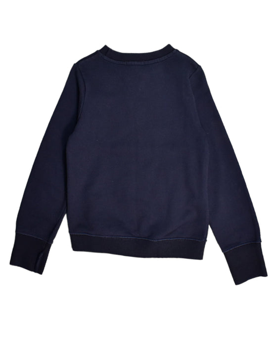 A Navy Crewneck Sweatshirts from Bonpoint in size 6T for boy. (Back View)