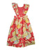 A Yellow Sleeveless Dresses from Bonpoint in size 8Y for girl. (Back View)