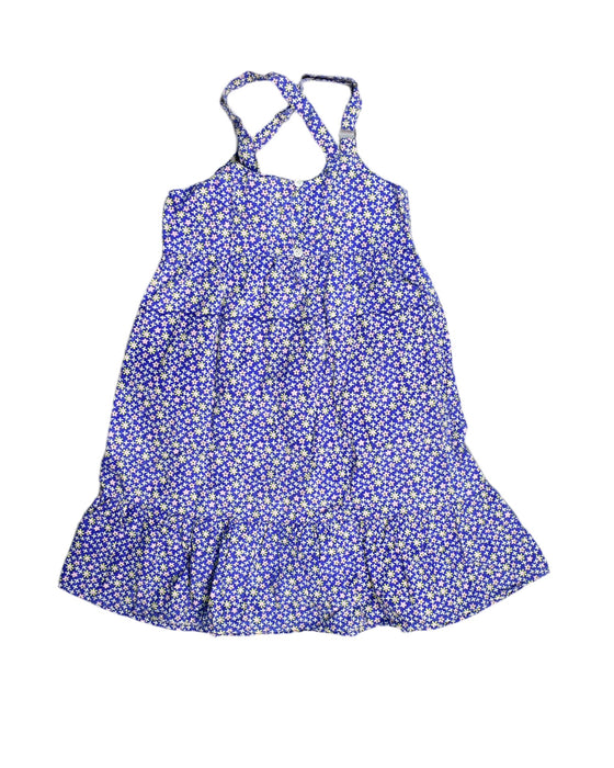 A Purple Sleeveless Dresses from Oobi in size 8Y for girl. (Back View)