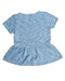 A Blue Short Sleeve Tops from Gingersnaps in size 10Y for girl. (Back View)