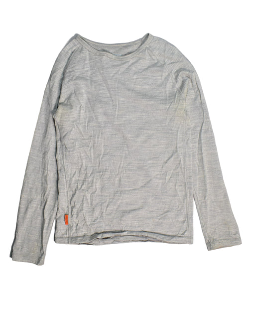 A Grey Long Sleeve Tops from Icebreaker in size 14Y for neutral. (Front View)