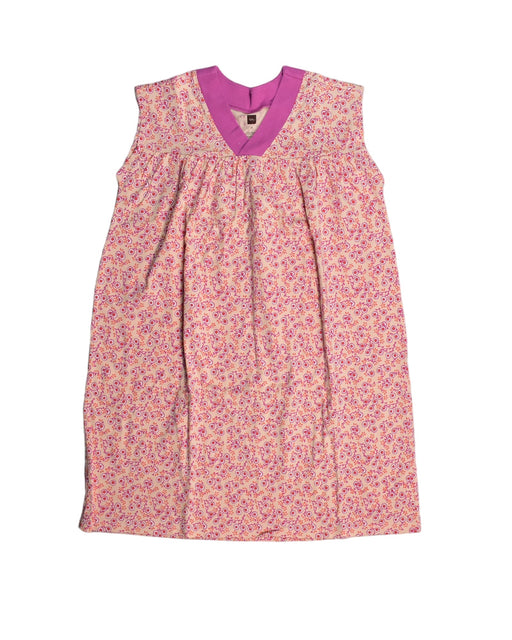 A Pink Sleeveless Dresses from Tea in size 8Y for girl. (Front View)