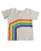 A White T Shirts from Le Petit Society in size 3T for boy. (Front View)