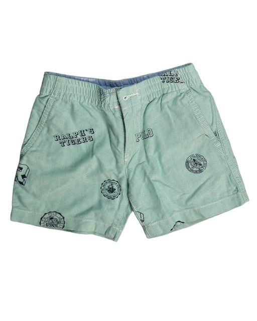 A Green Shorts from Polo Ralph Lauren in size 2T for boy. (Front View)