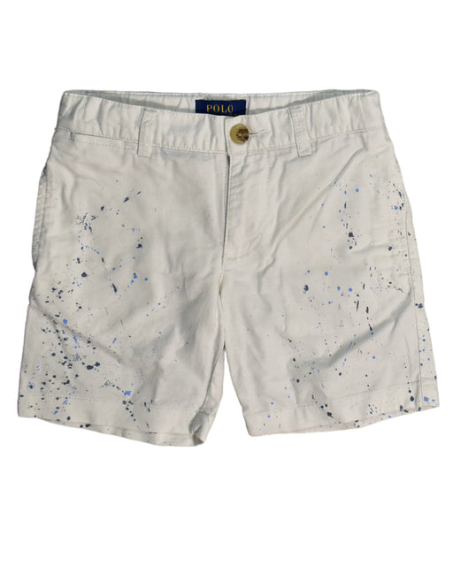 A White Shorts from Polo Ralph Lauren in size 3T for boy. (Front View)