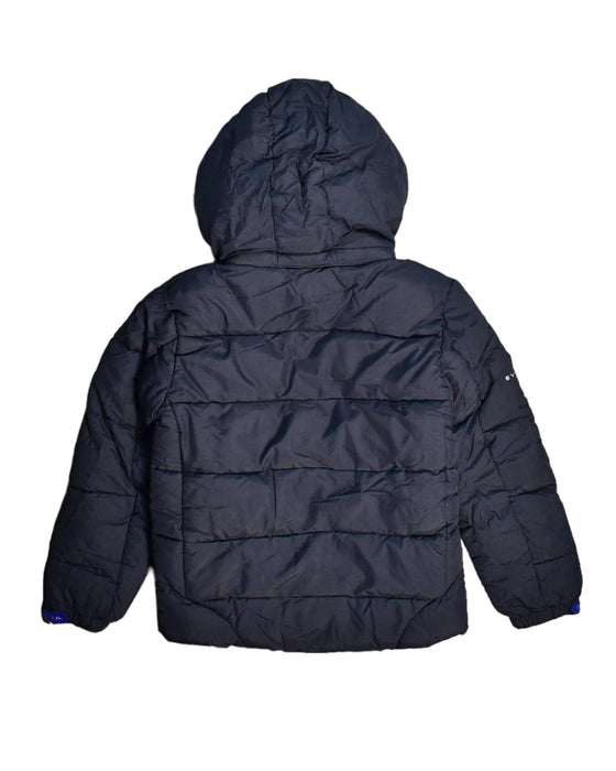 A Black Puffer/Quilted Jackets from Evisu in size 6T for boy. (Back View)