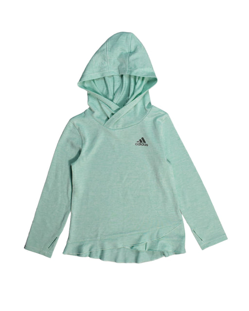 A Green Lightweight Jackets from Adidas in size 2T for girl. (Front View)