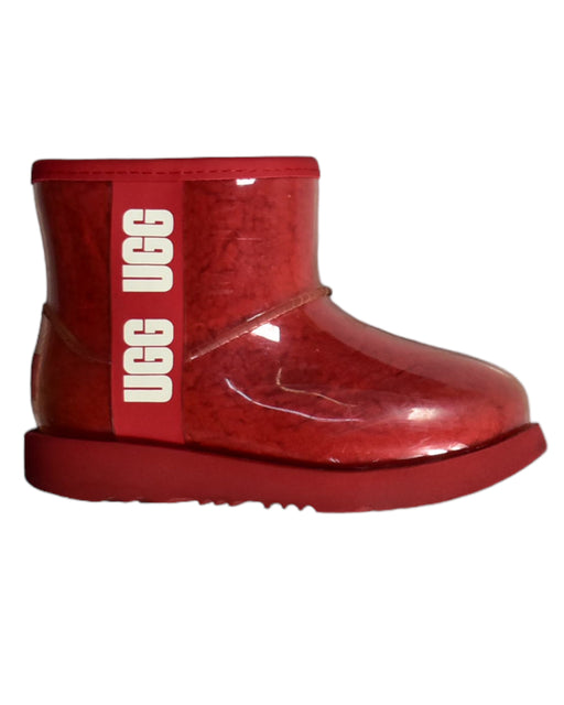A Red Winter Boots from UGG in size 5T for girl. (Front View)