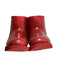 A Red Winter Boots from UGG in size 5T for girl. (Back View)