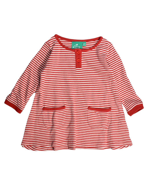 A Red Long Sleeve Dresses from Little Green Radicals in size 12-18M for girl. (Front View)