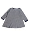 A Grey Long Sleeve Dresses from Little Green Radicals in size 6-12M for girl. (Back View)