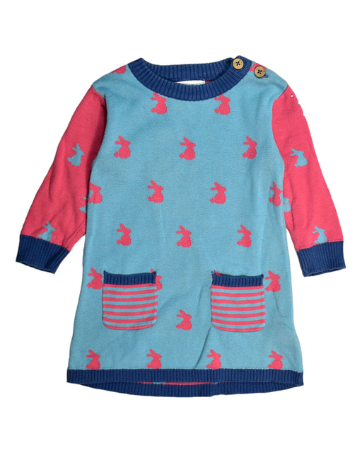 A Blue Long Sleeve Dresses from Kite in size 6-12M for girl. (Front View)