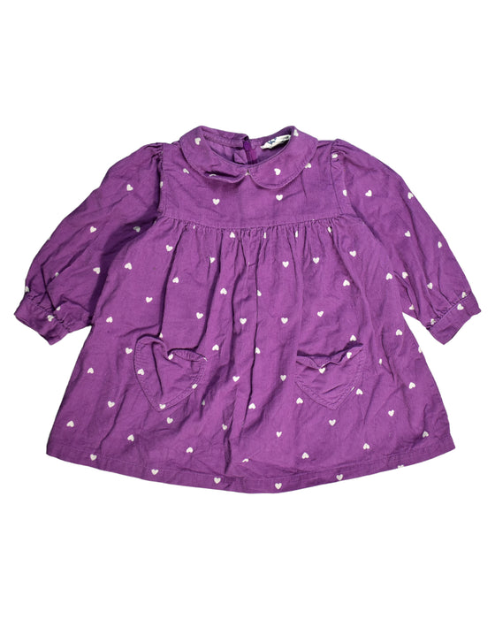 A Purple Long Sleeve Dresses from Kite in size 12-18M for girl. (Front View)