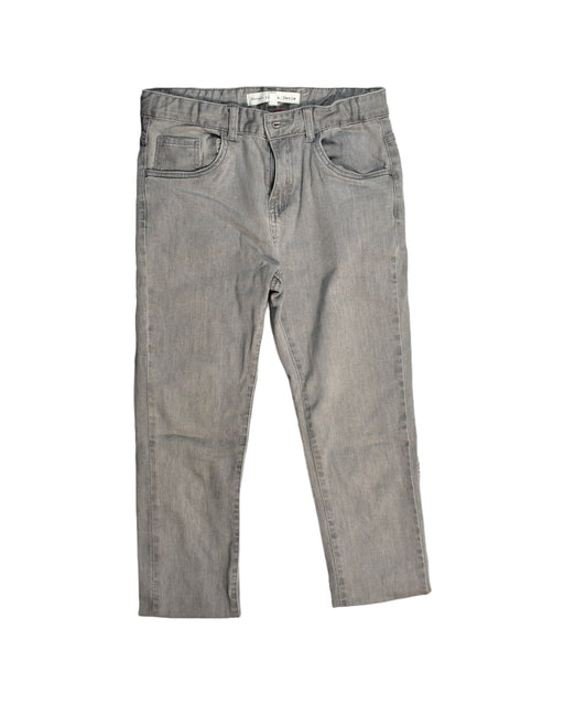 A Grey Jeans from Monoprix in size 12Y for boy. (Front View)