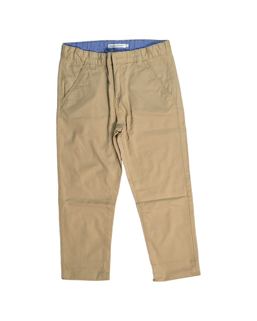 A Brown Casual Pants from Monoprix in size 12Y for boy. (Front View)