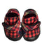 A Red Sneakers from Nike in size 3-6M for boy. (Back View)