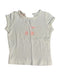 A White Short Sleeve Tops from Bonpoint in size 3-6M for girl. (Front View)