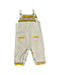 A White Long Overalls from Chateau de Sable in size 0-3M for boy. (Front View)
