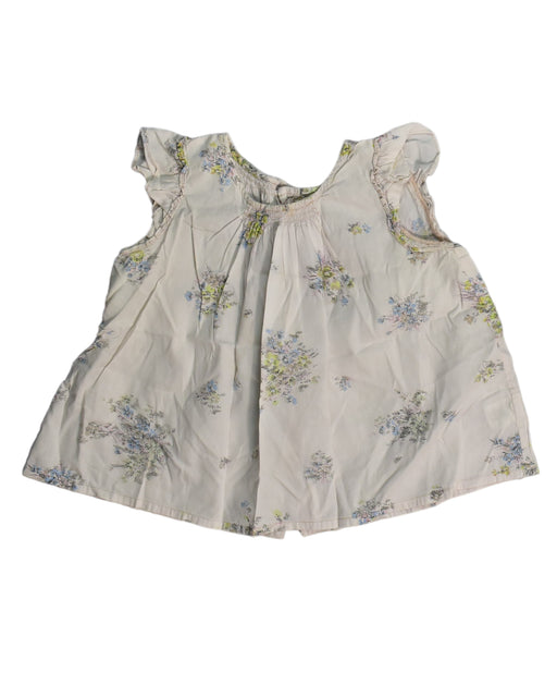 A White Sleeveless Tops from Bonpoint in size 6-12M for girl. (Front View)