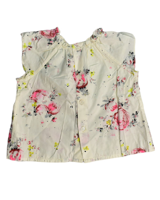 A Ivory Sleeveless Tops from Bonpoint in size 3-6M for girl. (Back View)