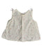 A White Sleeveless Tops from Bonpoint in size 3-6M for girl. (Front View)