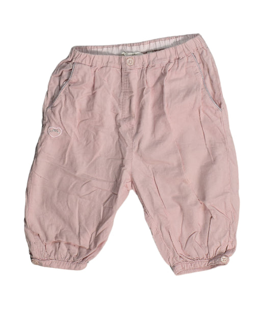 A Pink Casual Pants from Chateau de Sable in size 12-18M for girl. (Front View)