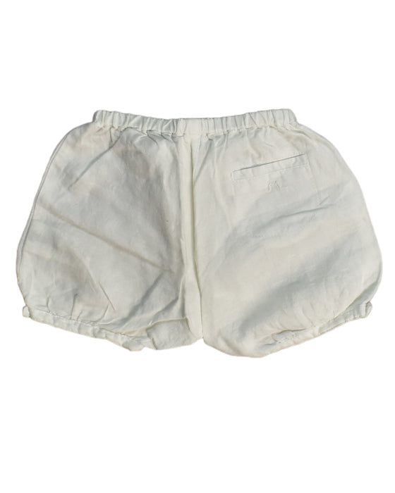 A White Shorts from Chateau de Sable in size 0-3M for girl. (Back View)