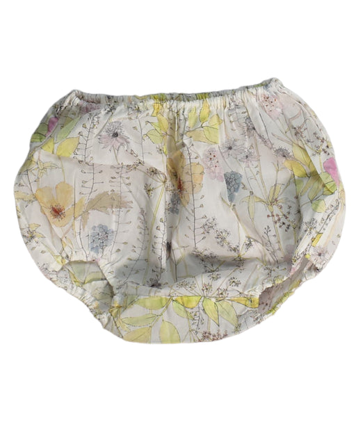 A White Bloomers from Bonpoint in size 0-3M for girl. (Front View)