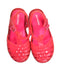 A Red Sandals from Mini Melissa in size 4T for girl. (Back View)