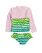 A Pink Swim Sets from Stella McCartney in size 12-18M for girl. (Back View)