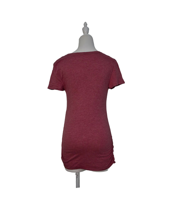 A Red Short Sleeve Tops from Ingrid & Isabel in size S for maternity. (Back View)