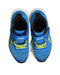 A Blue Sneakers from ASICS in size 7Y for boy. (Back View)