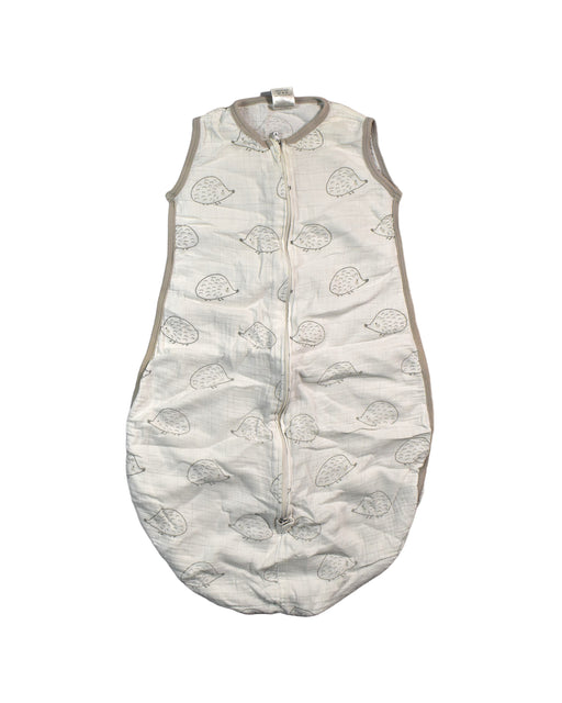 A White Sleepsacs from Swaddle Designs in size 6-12M for neutral. (Front View)