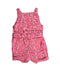 A Red Rompers from Sergent Major in size 0-3M for girl. (Back View)