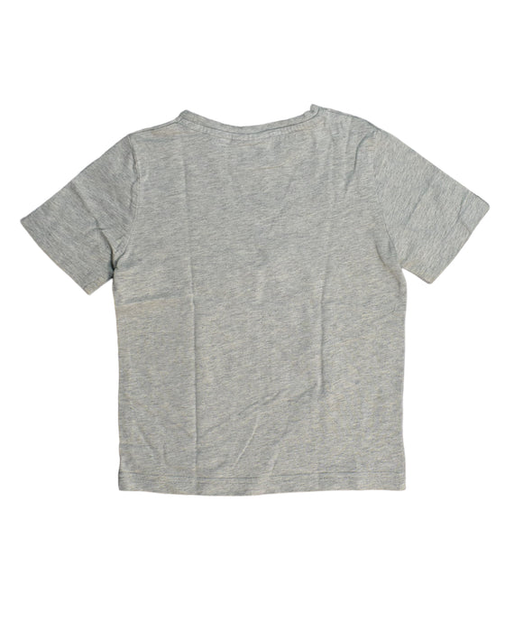 A Grey T Shirts from Boss in size 4T for boy. (Back View)