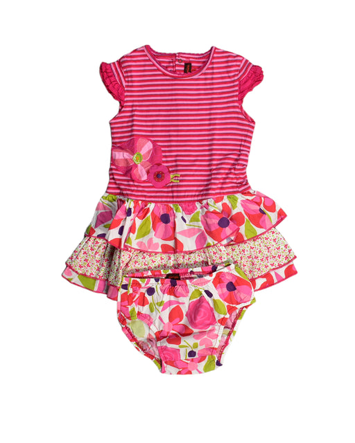 A Pink Shorts Sets from Catimini in size 6-12M for girl. (Front View)