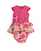 A Pink Shorts Sets from Catimini in size 6-12M for girl. (Front View)