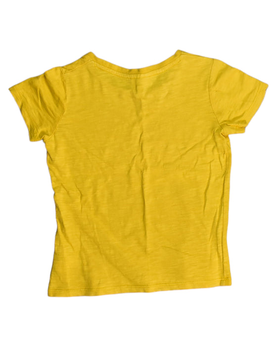 A Yellow T Shirts from Seed in size 5T for girl. (Back View)
