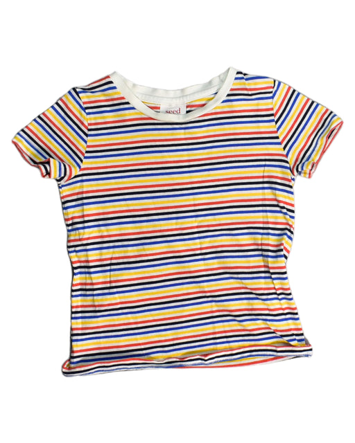 A Multicolour T Shirts from Seed in size 5T for girl. (Front View)