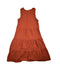 A Orange Sleeveless Dresses from Seed in size 10Y for girl. (Back View)