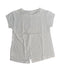 A White T Shirts from iDO in size 12Y for girl. (Back View)