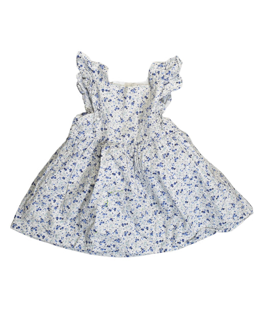 A Blue Sleeveless Dresses from Confiture in size 3T for girl. (Front View)