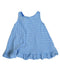 A Blue Sleeveless Dresses from Petit Bateau in size 6-12M for girl. (Back View)