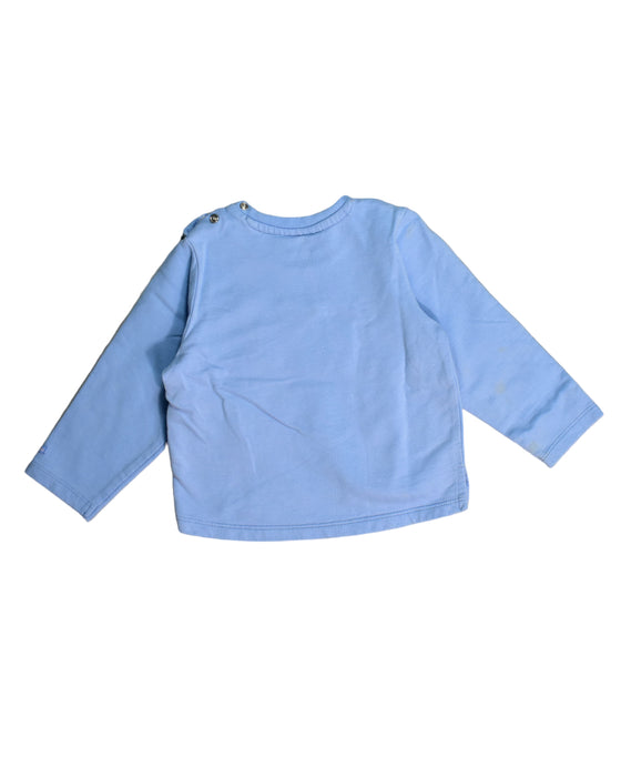 A Blue Long Sleeve Tops from Tom Tailor in size 6-12M for girl. (Back View)