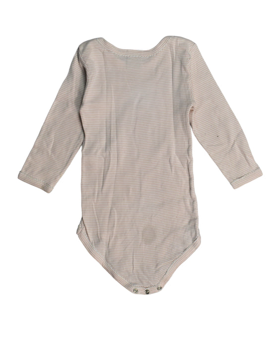 A Beige Bodysuits from Petit Bateau in size 12-18M for girl. (Back View)
