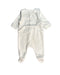 A White Jumpsuits from Jacadi in size 0-3M for boy. (Back View)